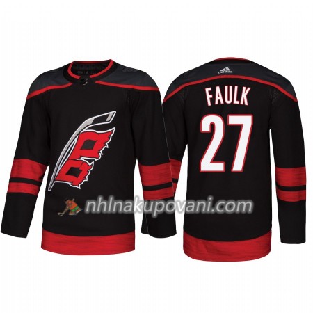 Carolina Hurricanes Dresy Justin Faulk 27 Alternate 2018-2019 Adidas Authentic - Pánské Carolina Hurricanes Dresy Justin Faulk 27 Alternate 2018-2019 Adidas Authentic - Pánské